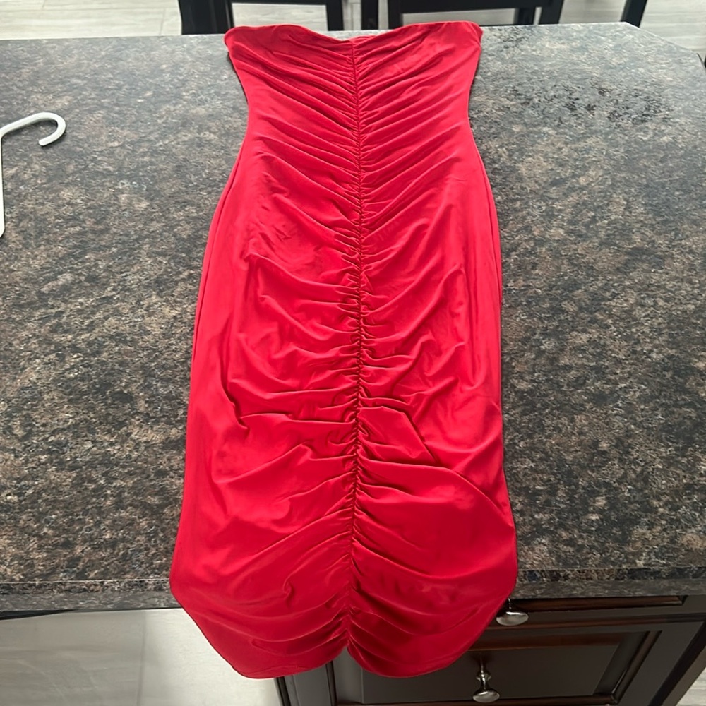 Julianna Ruched Midi Dress